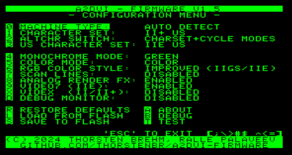 APPLE II, II+,IIe DVI HDMI Graphics Card, Fully Built, Programmed, Tested A2DVI