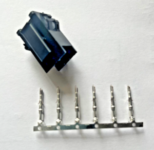 BBC Micro Drive Power Connector -TE CONNECTIVITY / AMP -1-640510-0 with 6 Pins
